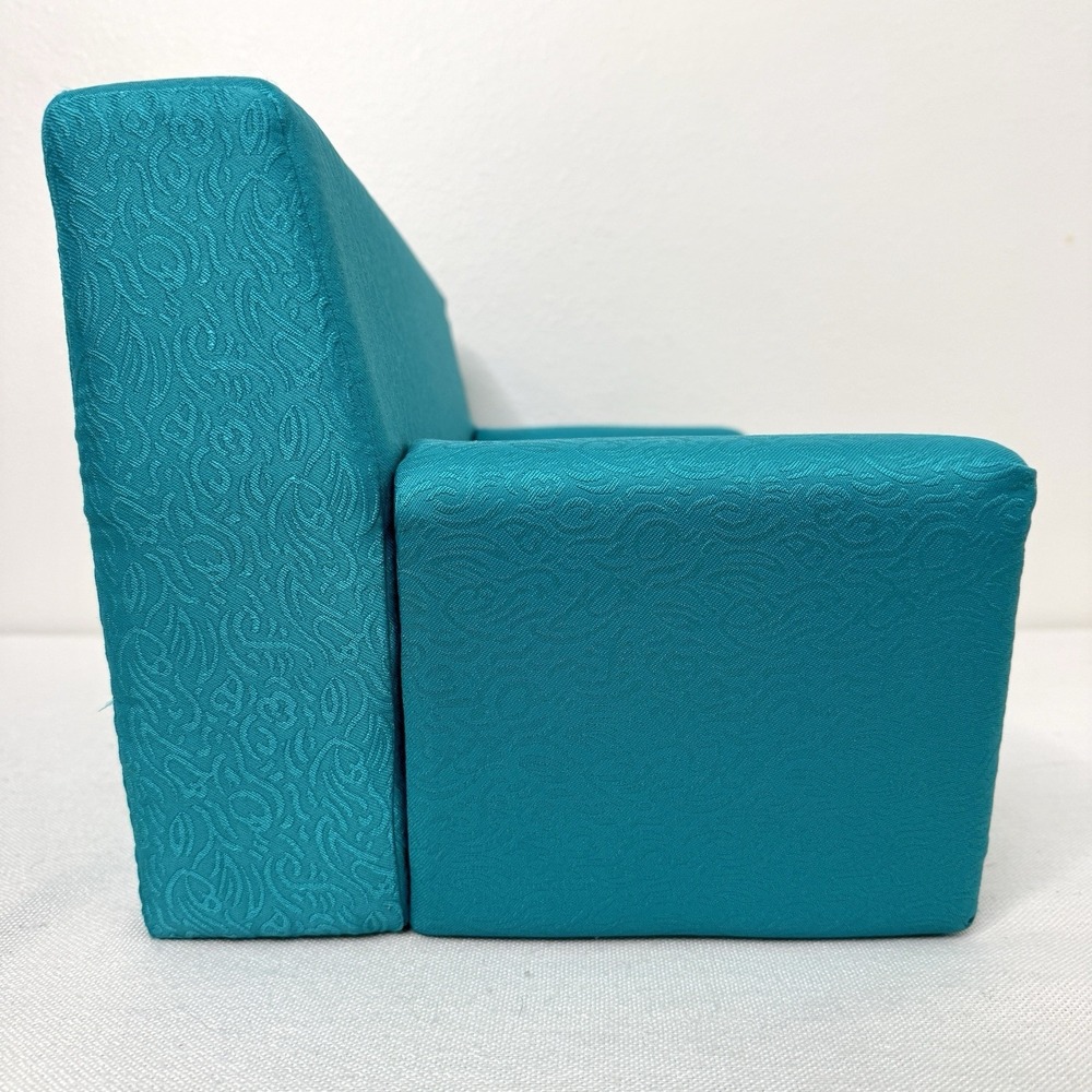 American Girl Maryellen Sofa Bed Couch Sleeper Teal Blue - Couch Only - Picture 11 of 16